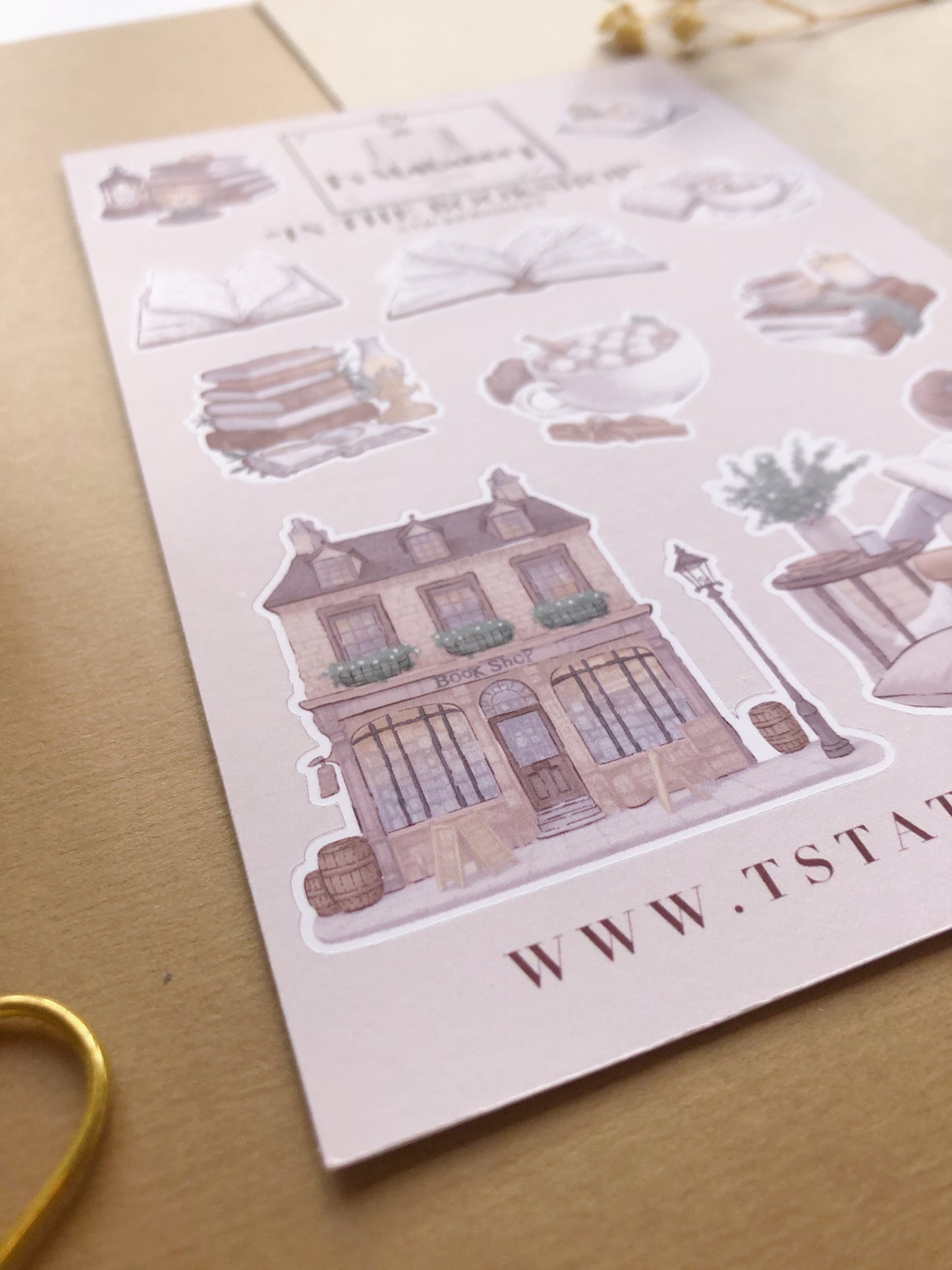 "In The Bookshop" Sticker Sheet