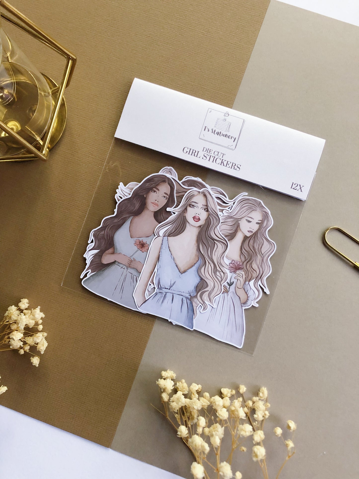 "Pastel Girls" Sticker Bag