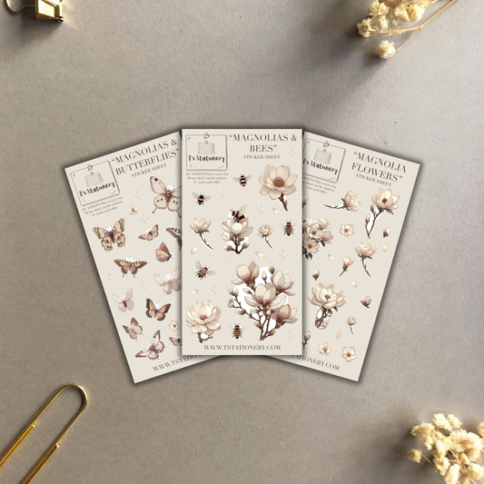 "Spring Sticker Set Of 3"