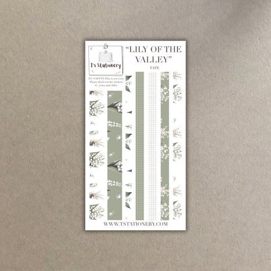 "Lily Of The Valley"  Sticker Tape Sheet