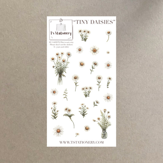 "Tiny Daisies"  Sticker Sheet