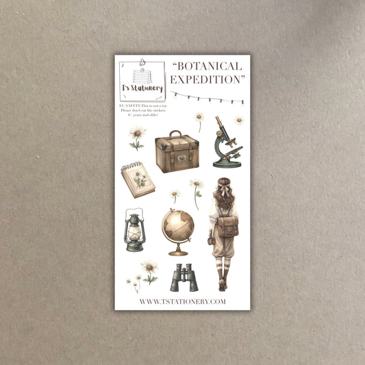 "Botanical Expedition"  Sticker Sheet