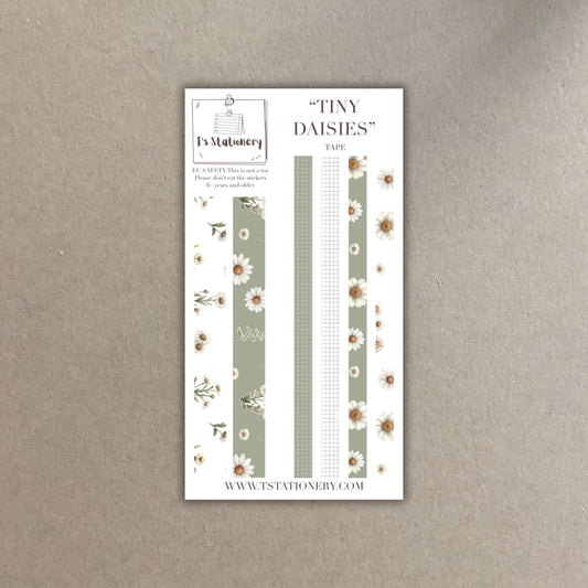 "Tiny Daisy"  Sticker Tape Sheet