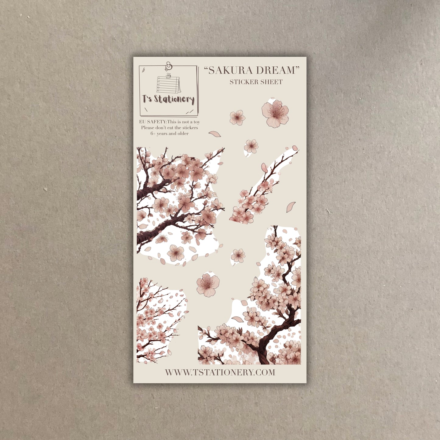 "Sakura Dream"  Sticker Sheet