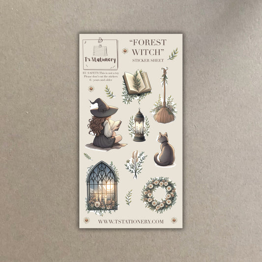 "Forest Witch"  Sticker Sheet