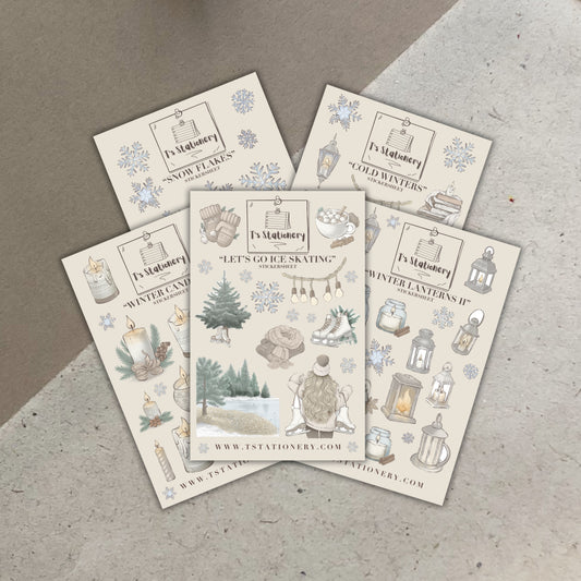 "Winter Sticker Set Of 5 - 2023"