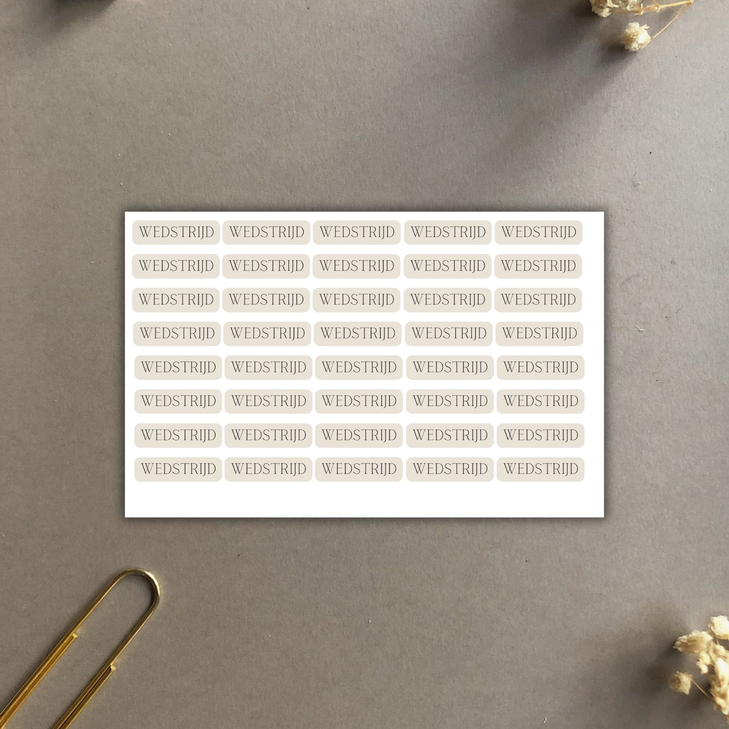 "Wedstrijd" - Basic Essentials (Dutch)