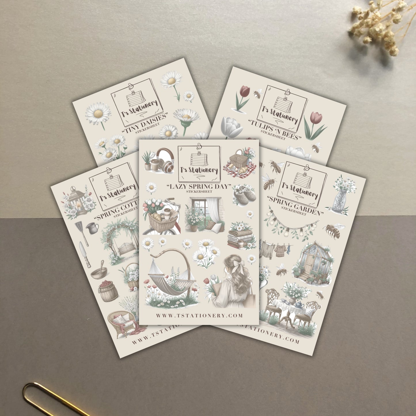 "Spring 2024" Sticker Set Of 5