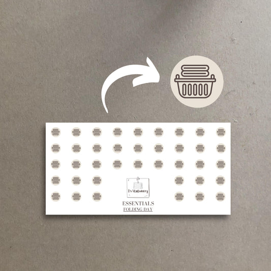 Laundry Icons  Sticker Sheet
