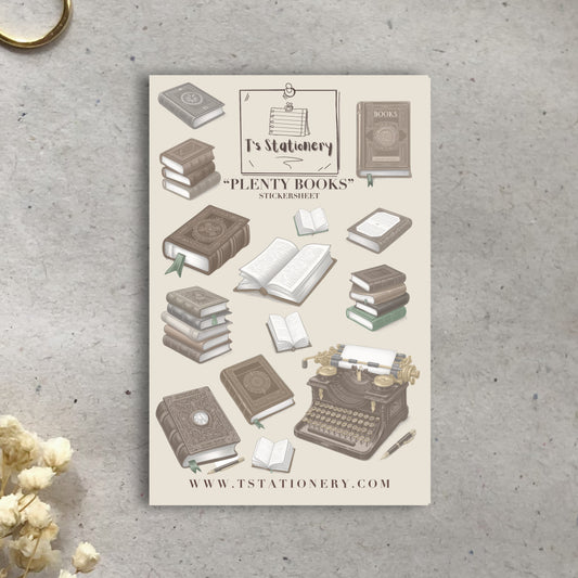 "Plenty Books" Sticker Sheet