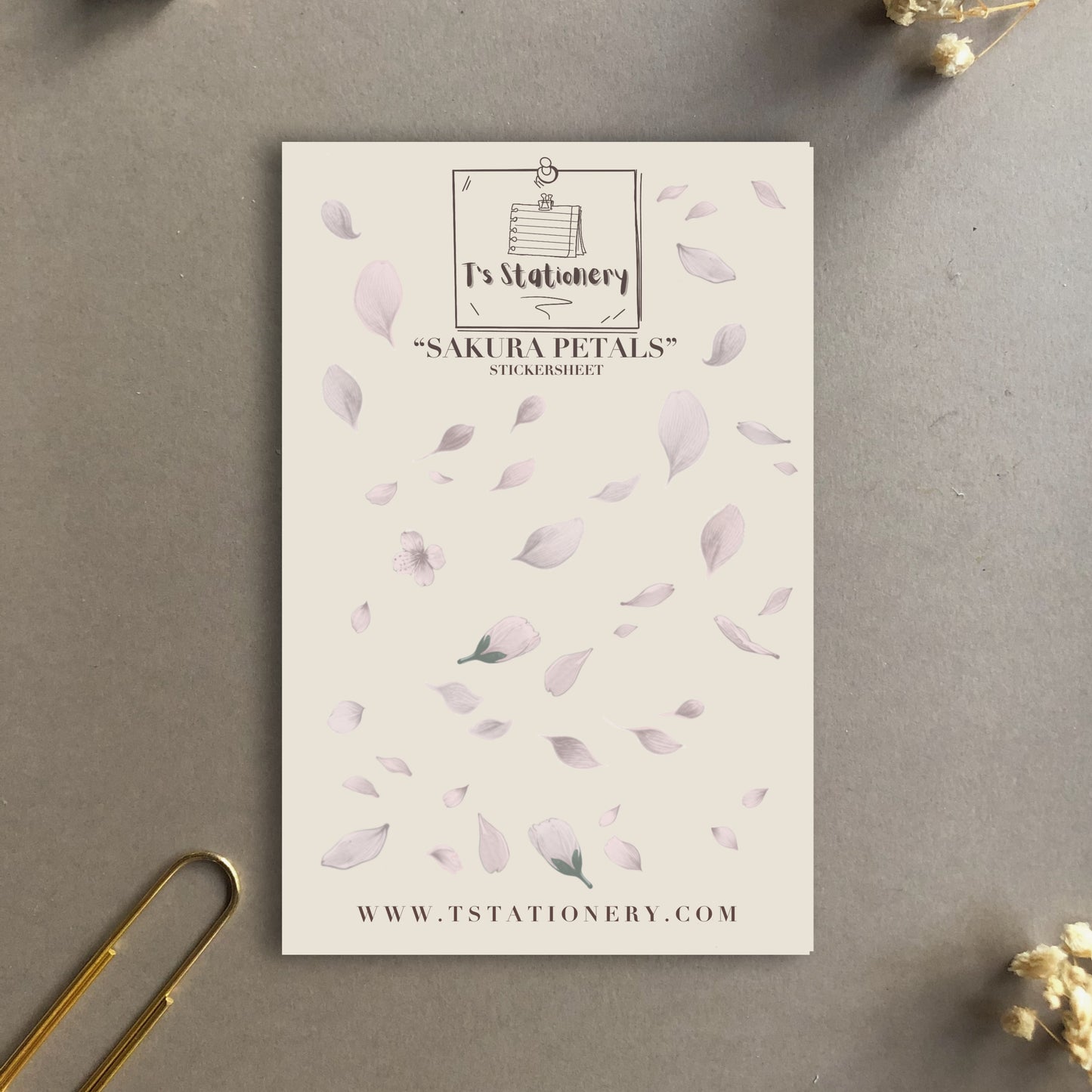 "Sakura Petals" Sticker Sheet