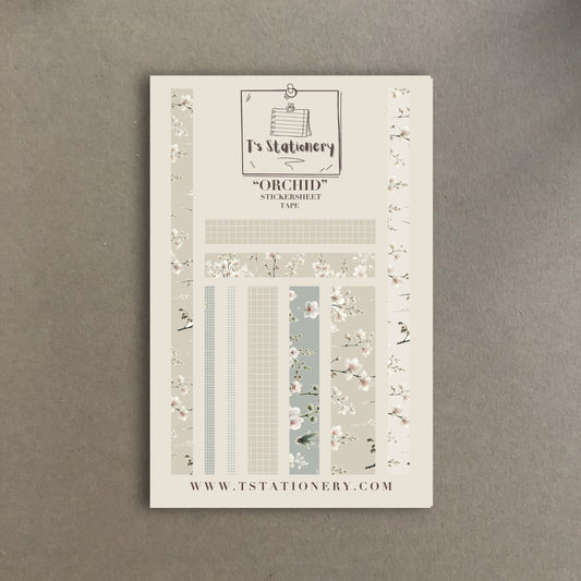 "Orchid" Sticker Sheet Tape