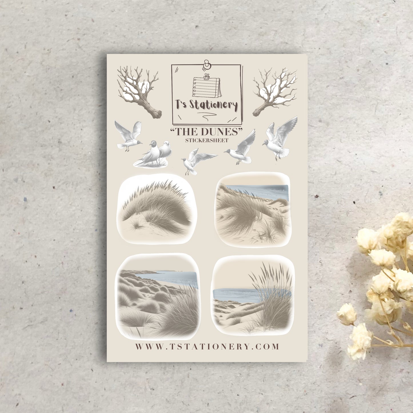 "The Dunes" Sticker Sheet