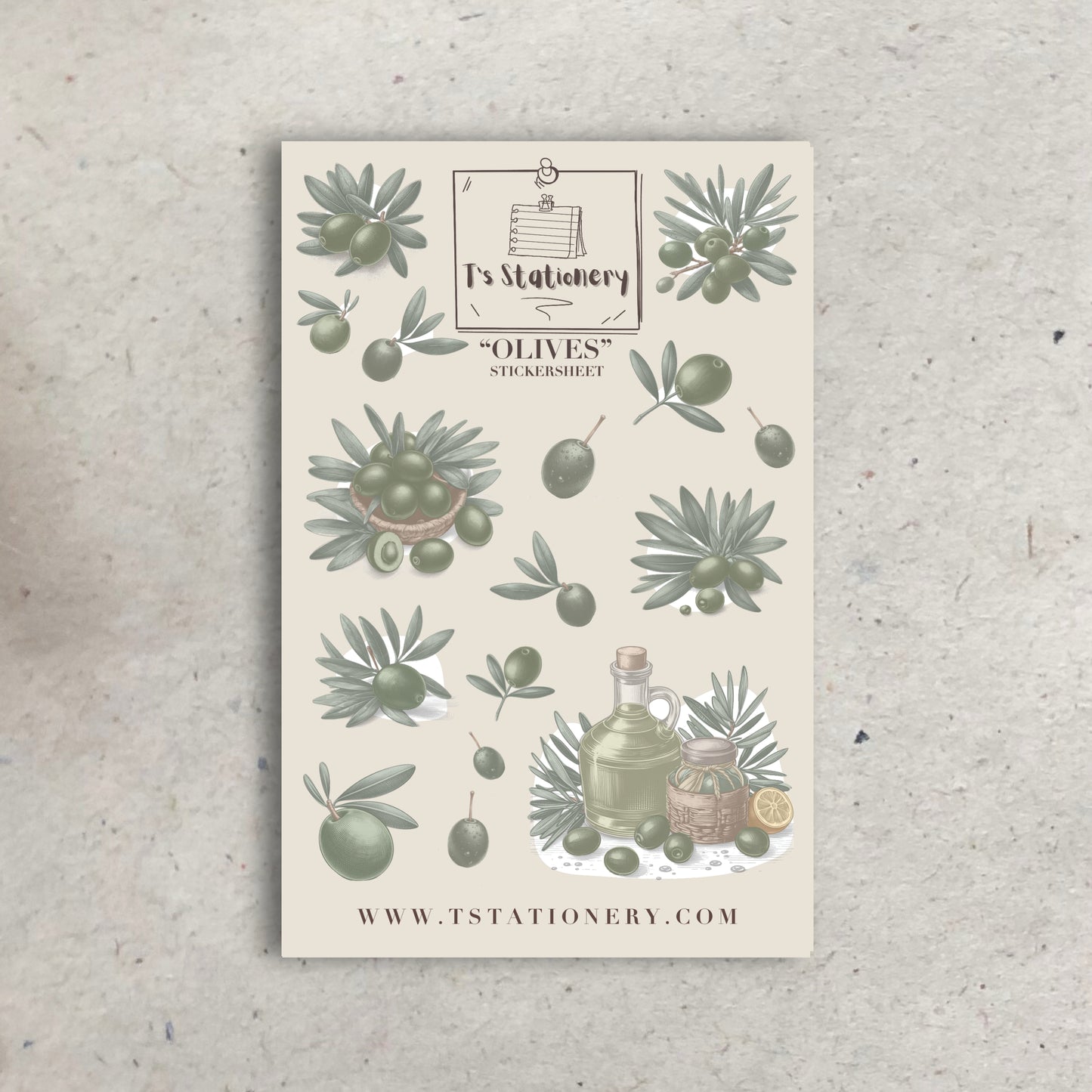 "Olives" Sticker Sheet