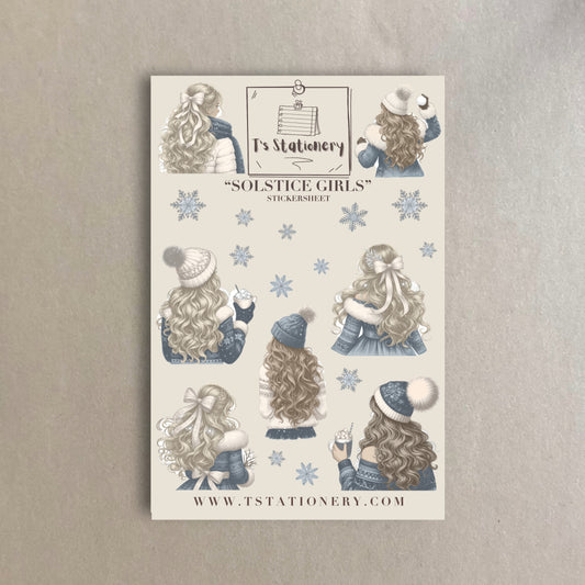 "Solstice Girls" Sticker Sheet
