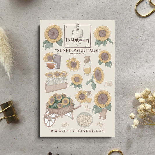 "Sunflower Farm"  Sticker Sheet