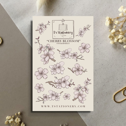 "Cherry Blossom"  Sticker Sheet