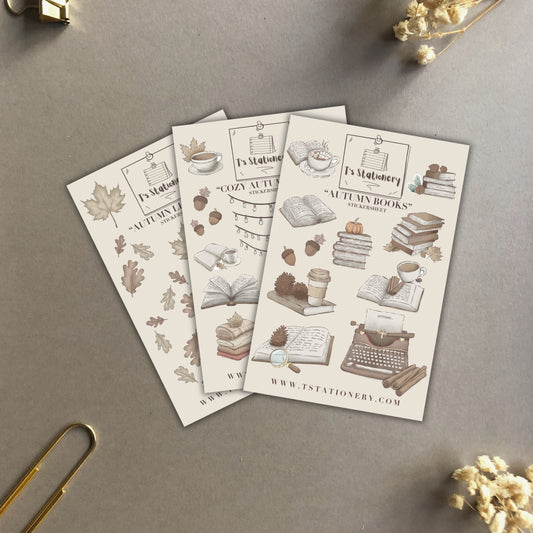 "Fall Sticker Set Of 3"