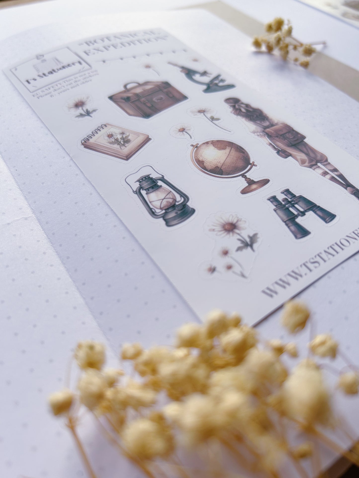 "Botanical Expedition"  Sticker Sheet