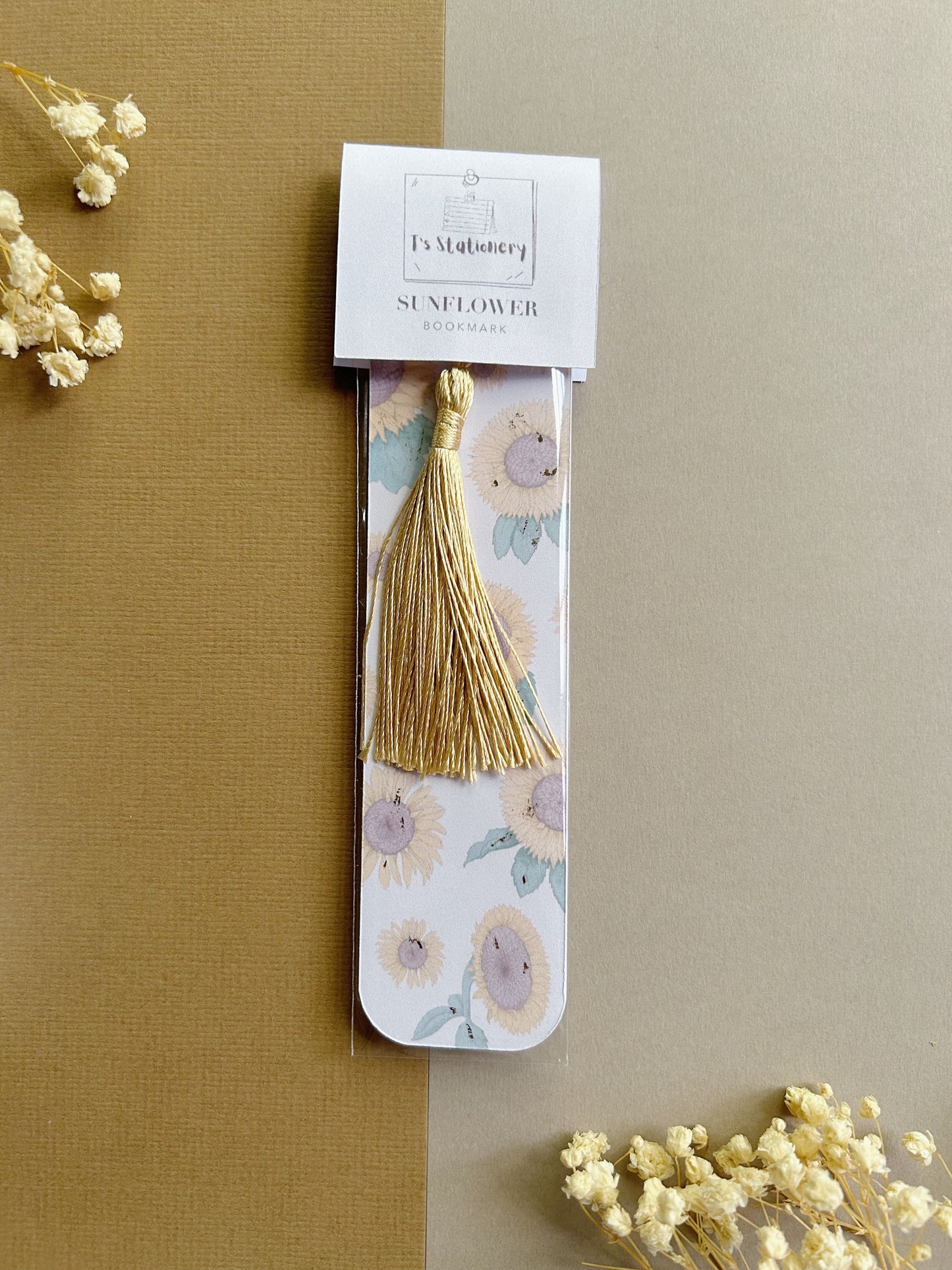 "Sunflower Bookmark"