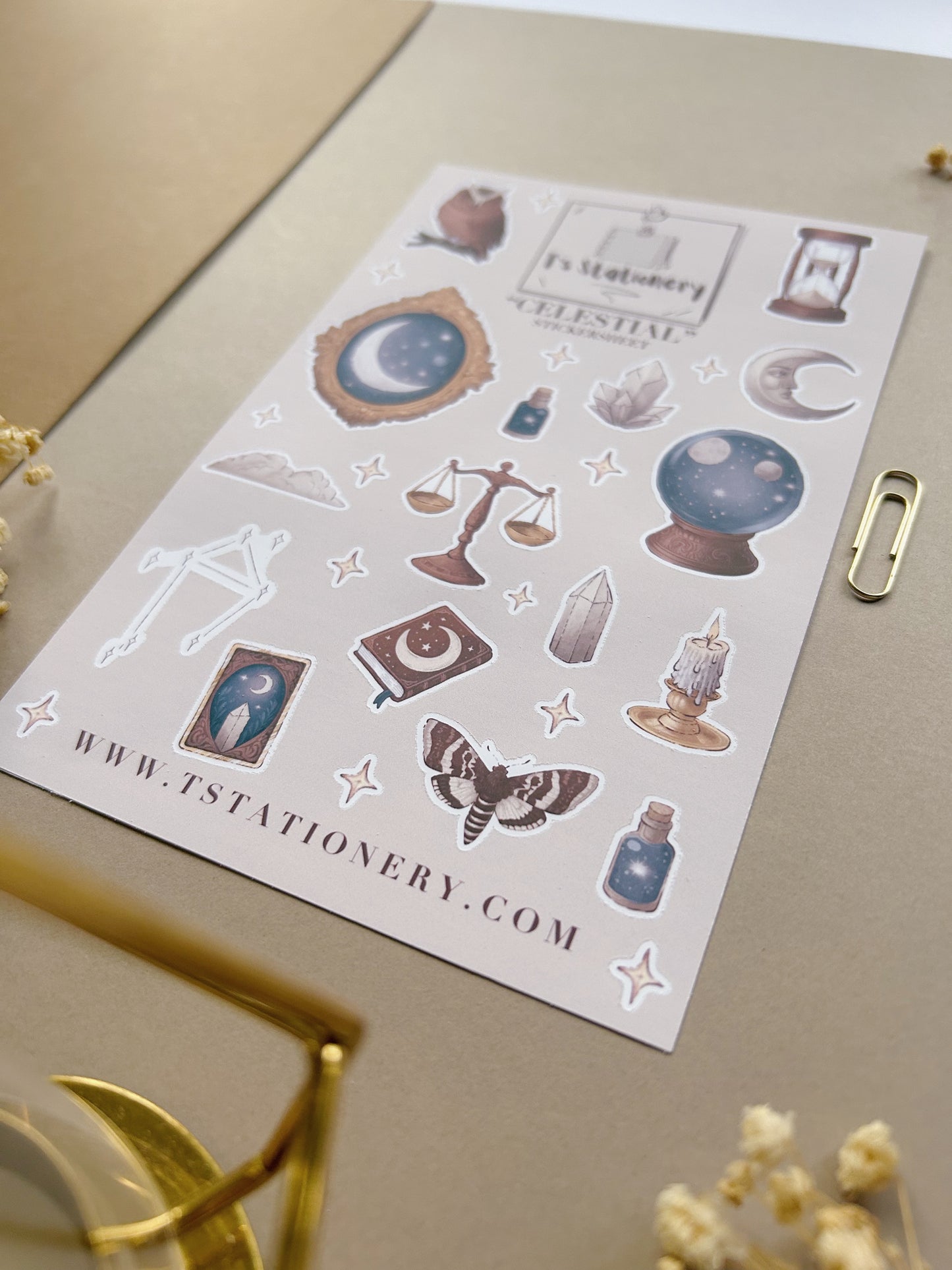 "Celestial"  Sticker Sheet