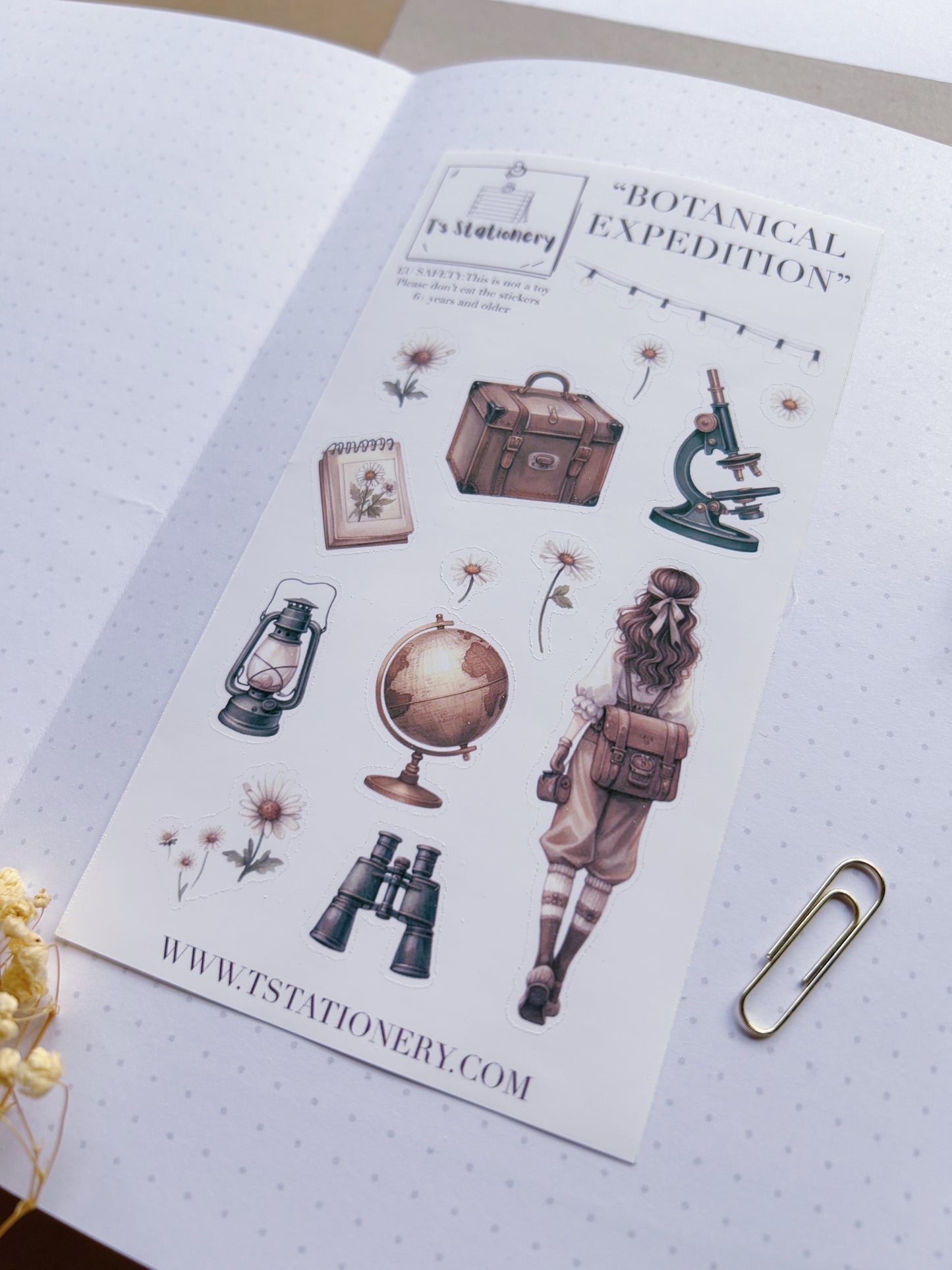 "Botanical Expedition"  Sticker Sheet