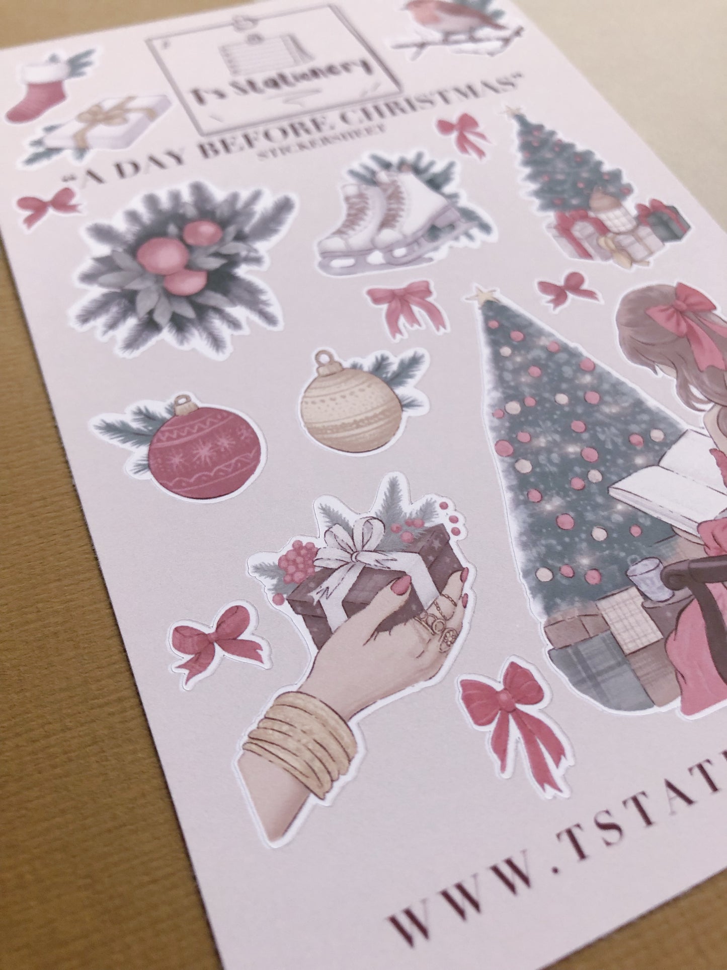 "A Day Before Christmas"  Sticker Sheet