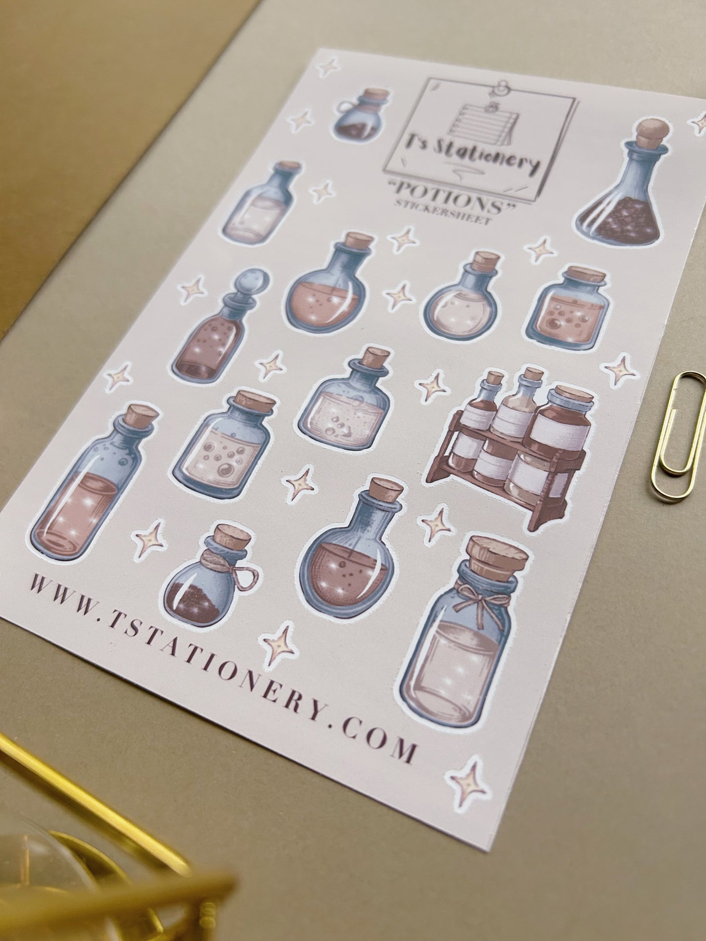 "Potions"  Sticker Sheet