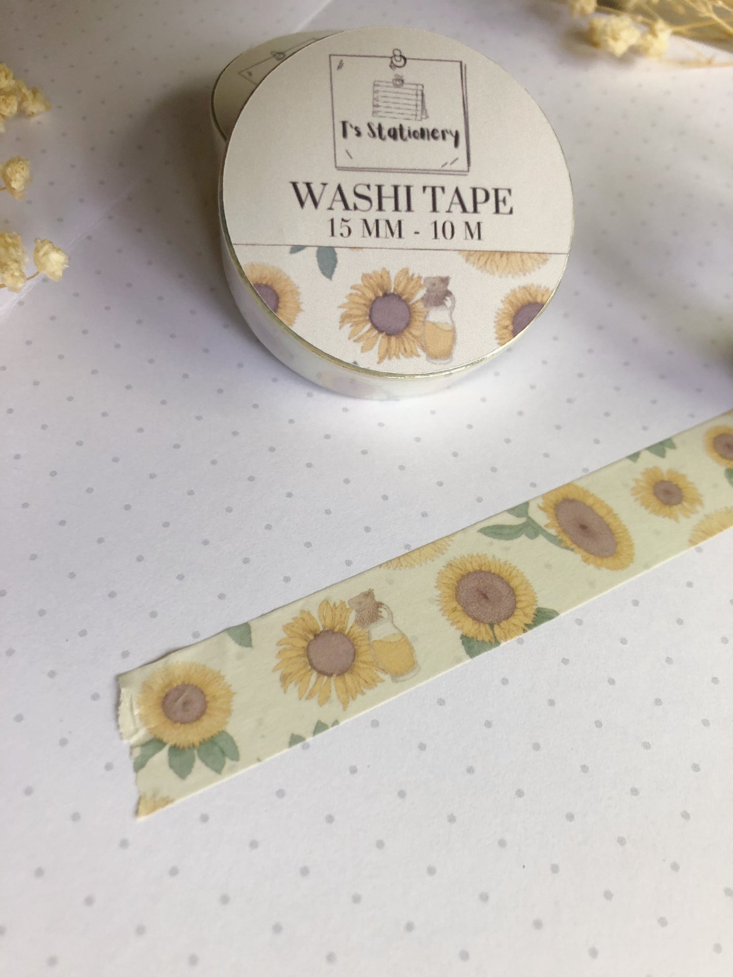 "Sunflowers" Washi Tape