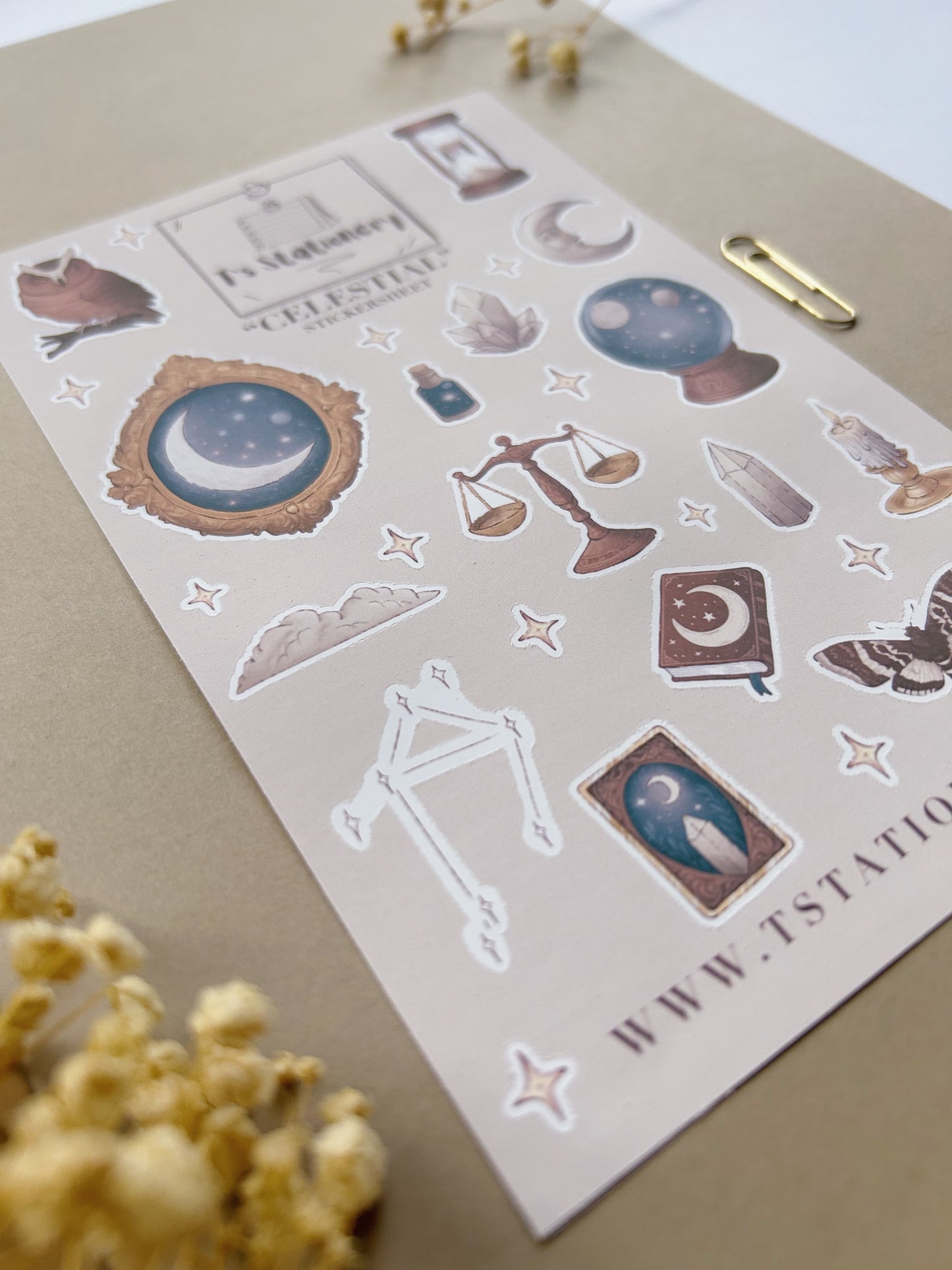 "Celestial"  Sticker Sheet