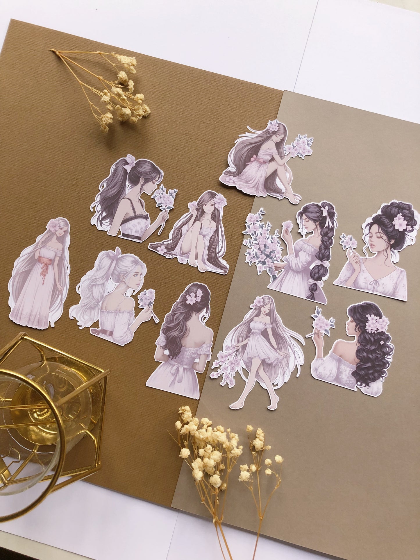 "Sakura Goddess" Die Cut Sticker Pack