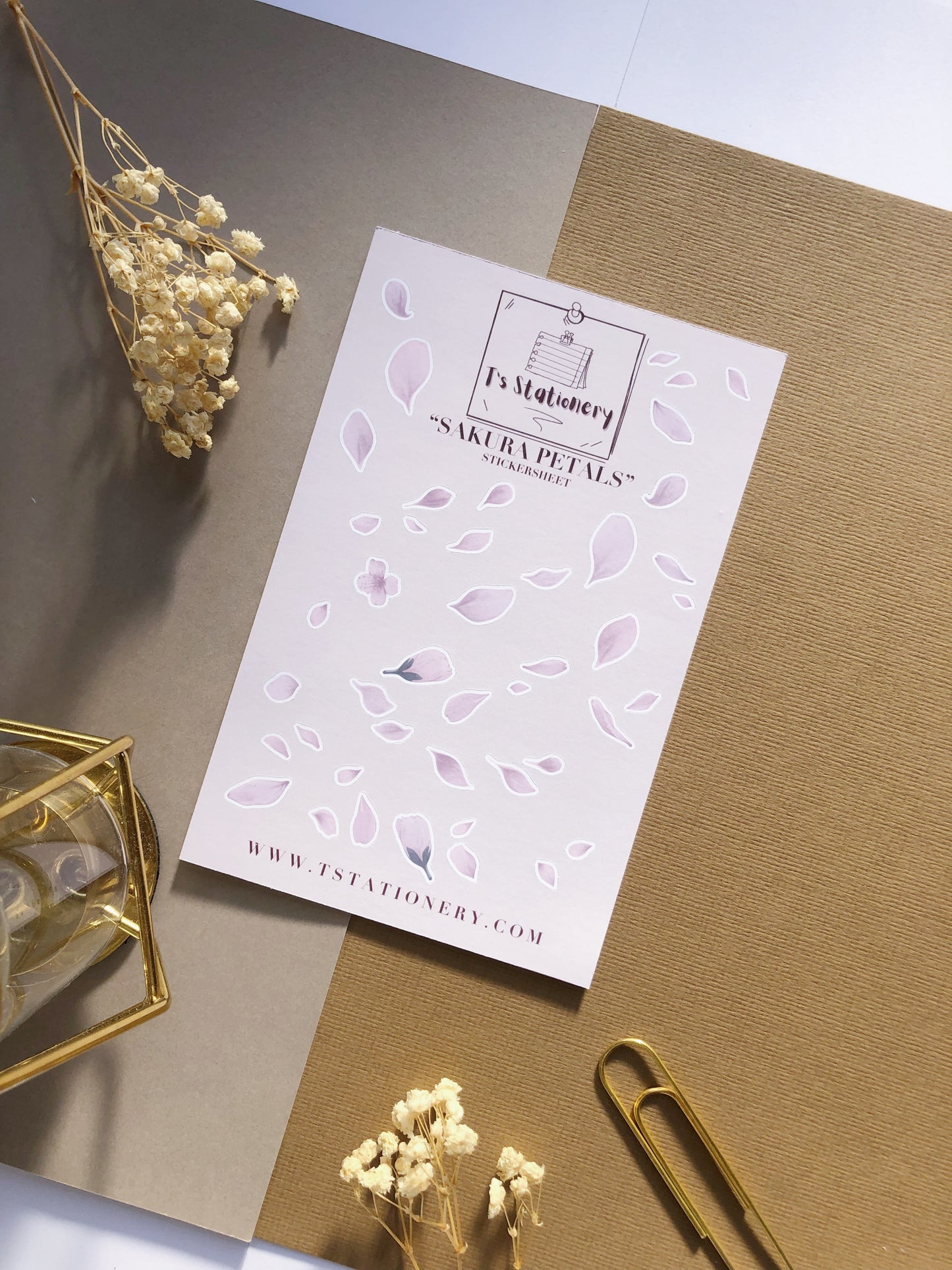 "Sakura Petals" Sticker Sheet