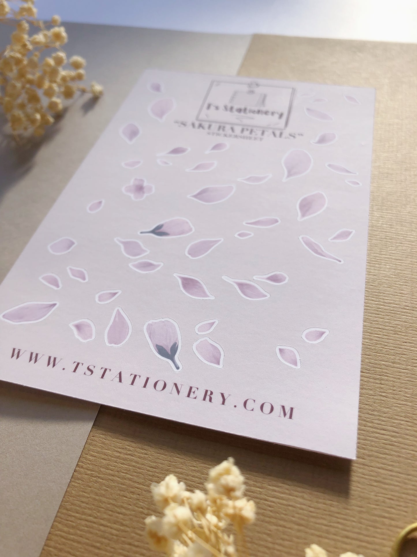 "Sakura Petals" Sticker Sheet