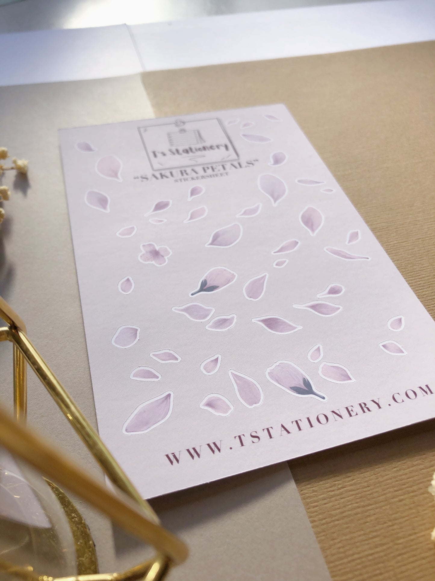 "Sakura Petals" Sticker Sheet