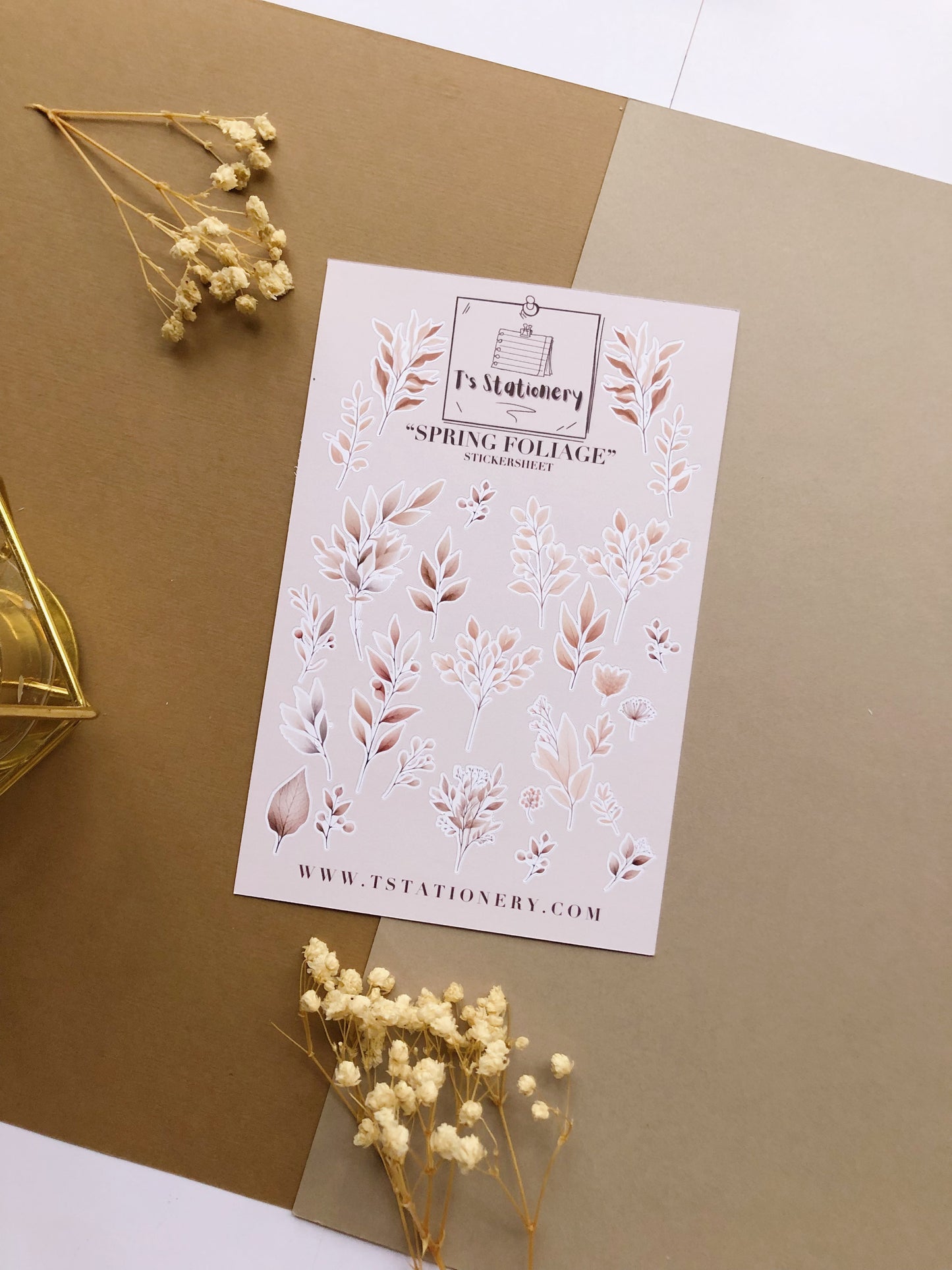 "Spring Foliage" Sticker Sheet