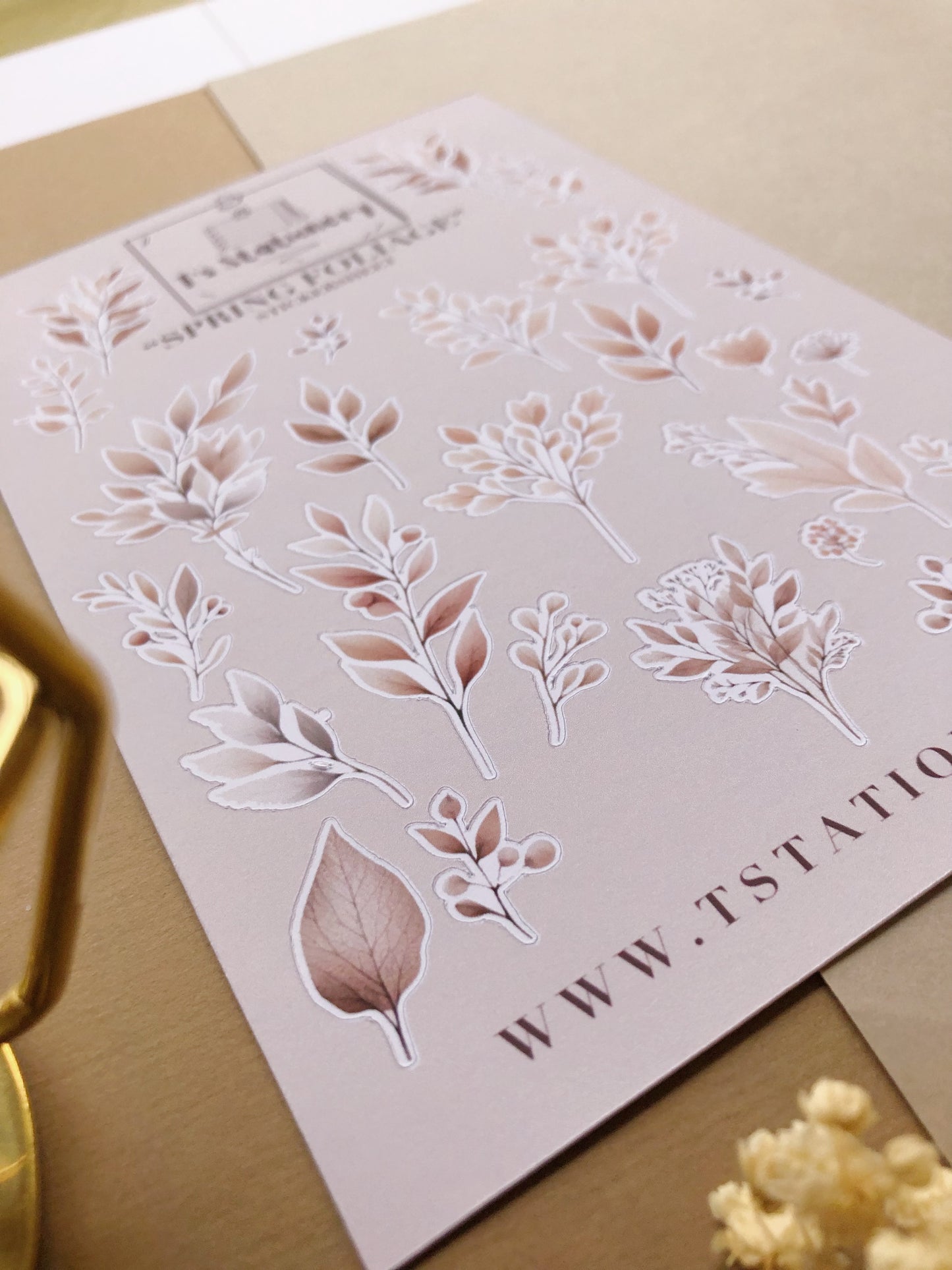 "Spring Foliage" Sticker Sheet