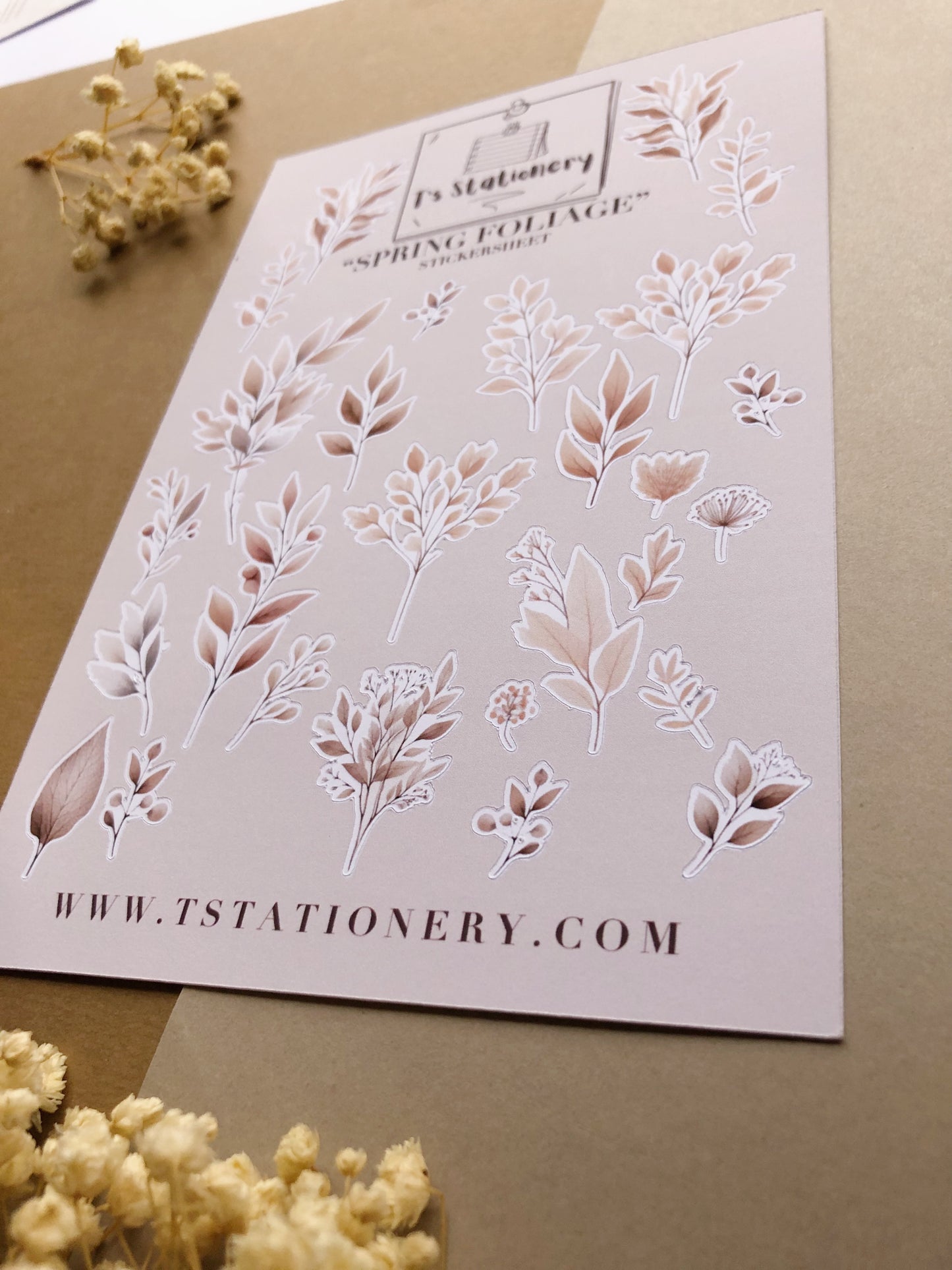 "Spring Foliage" Sticker Sheet