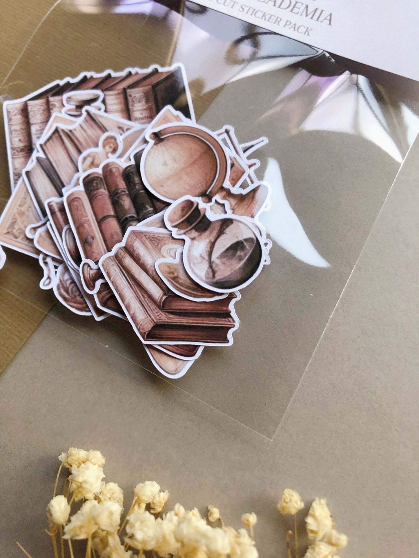 35x "Light Academia" Sticker Pack