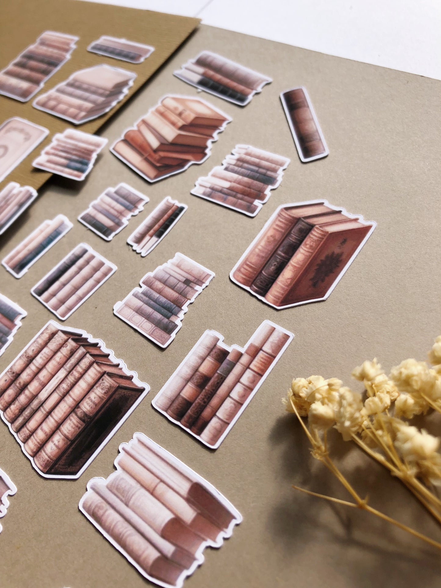 35x "Old Aesthetic Books" Sticker Pack
