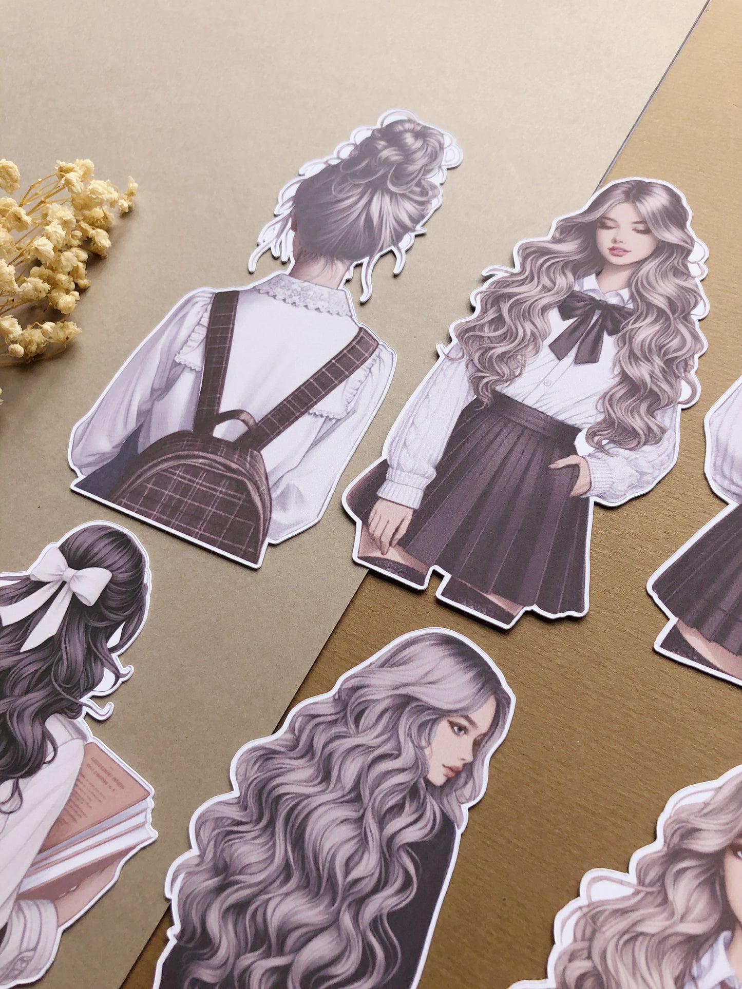 "Light Academia Girls" Sticker Pack