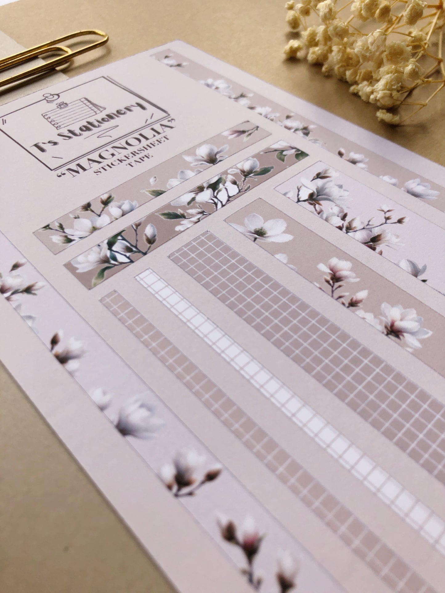 "Magnolia" Sticker Sheet Tape