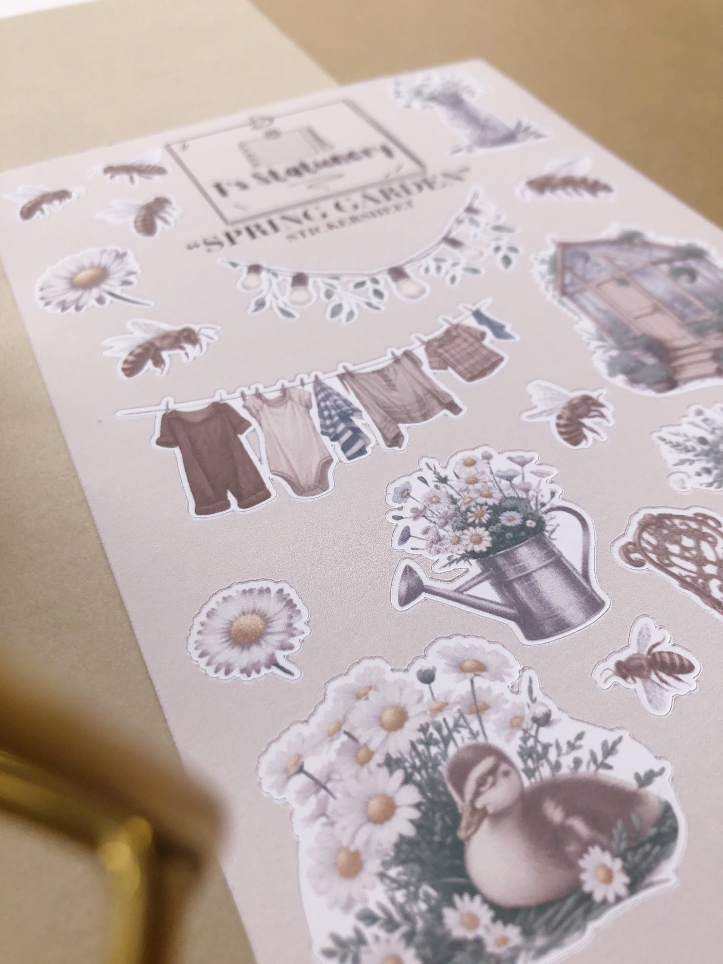 "Spring Garden" Sticker Sheet