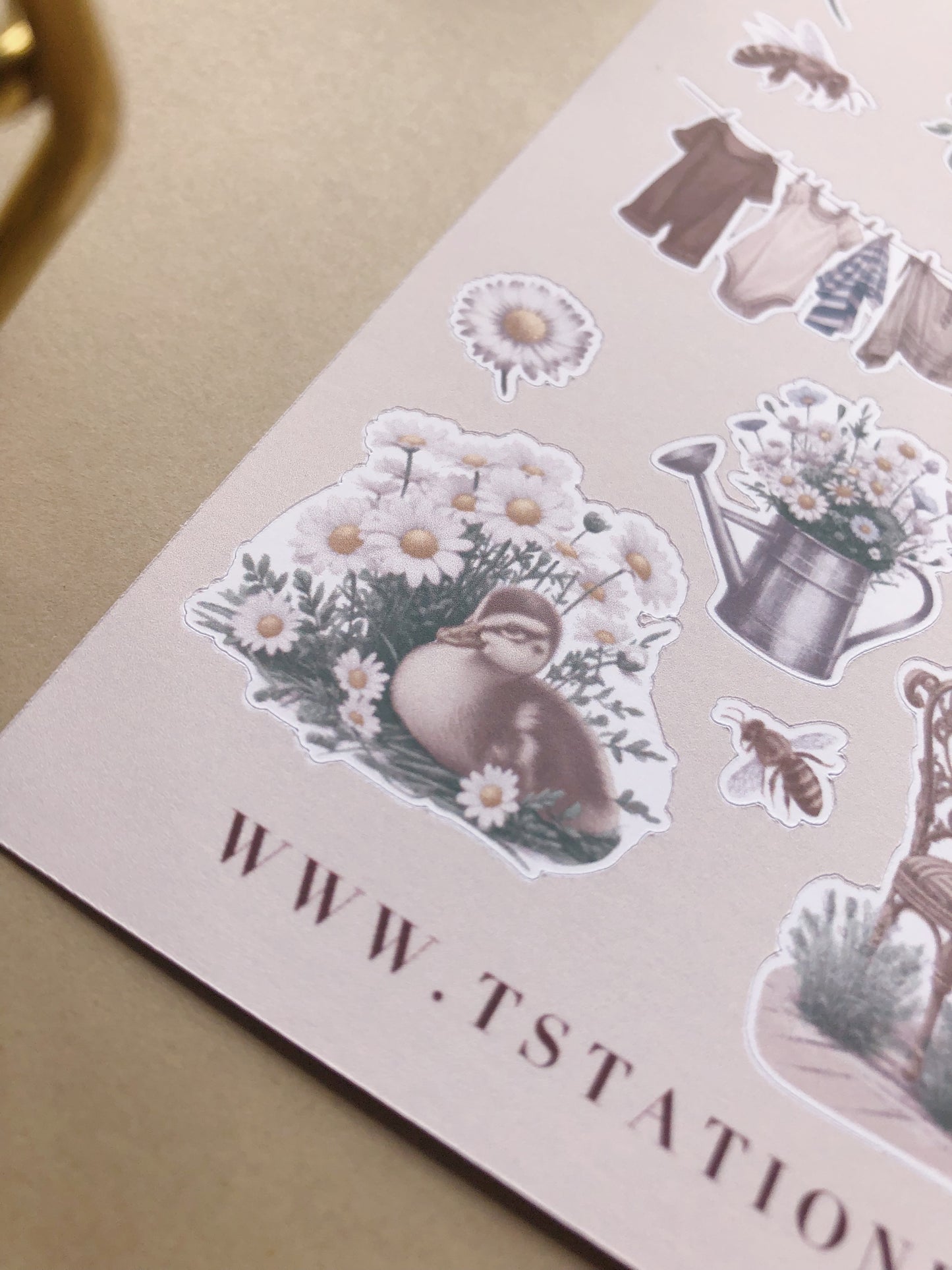 "Spring Garden" Sticker Sheet