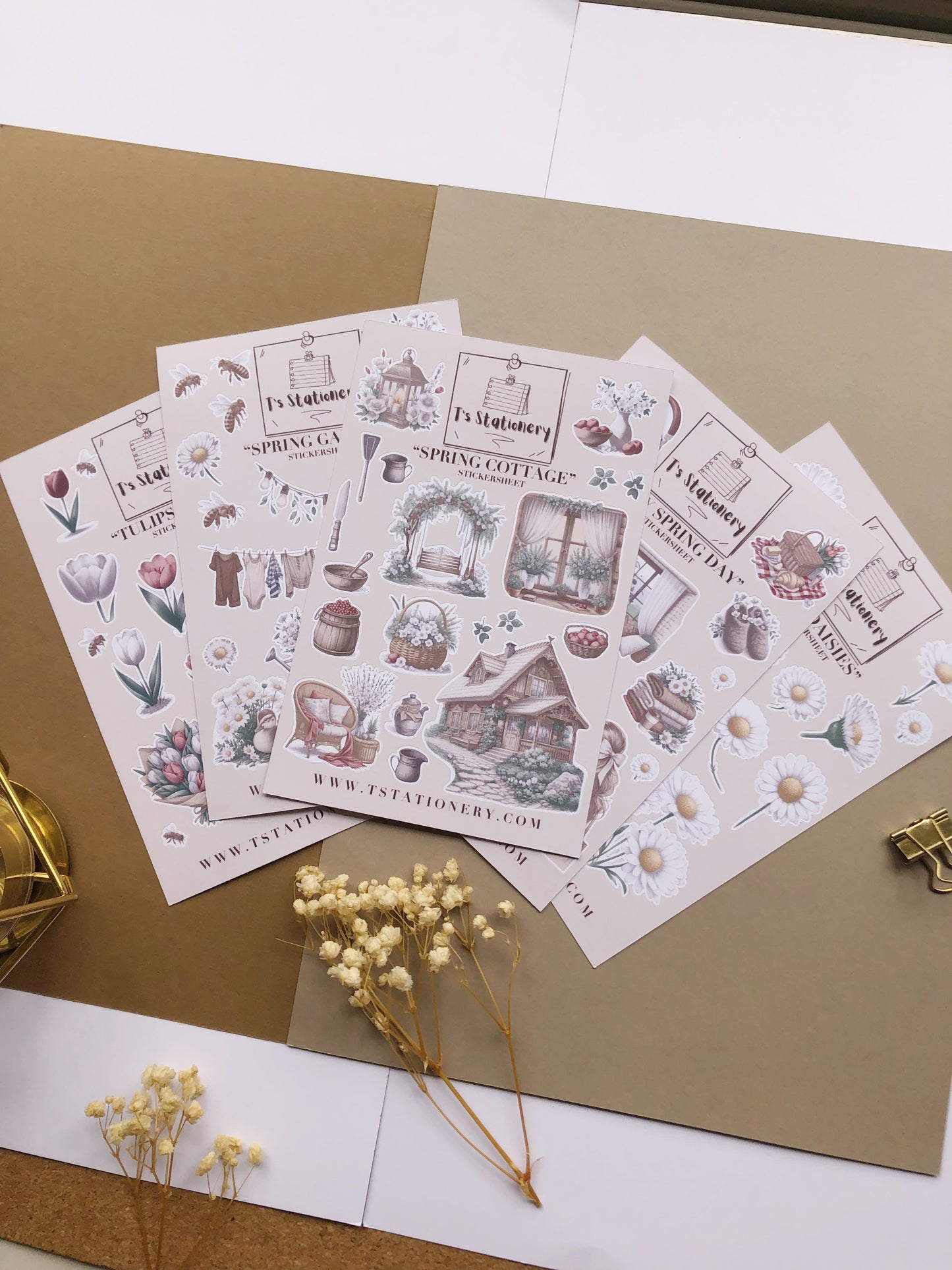 "Spring 2024" Sticker Set Of 5