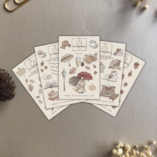 "Fall Sticker Set Of 5"