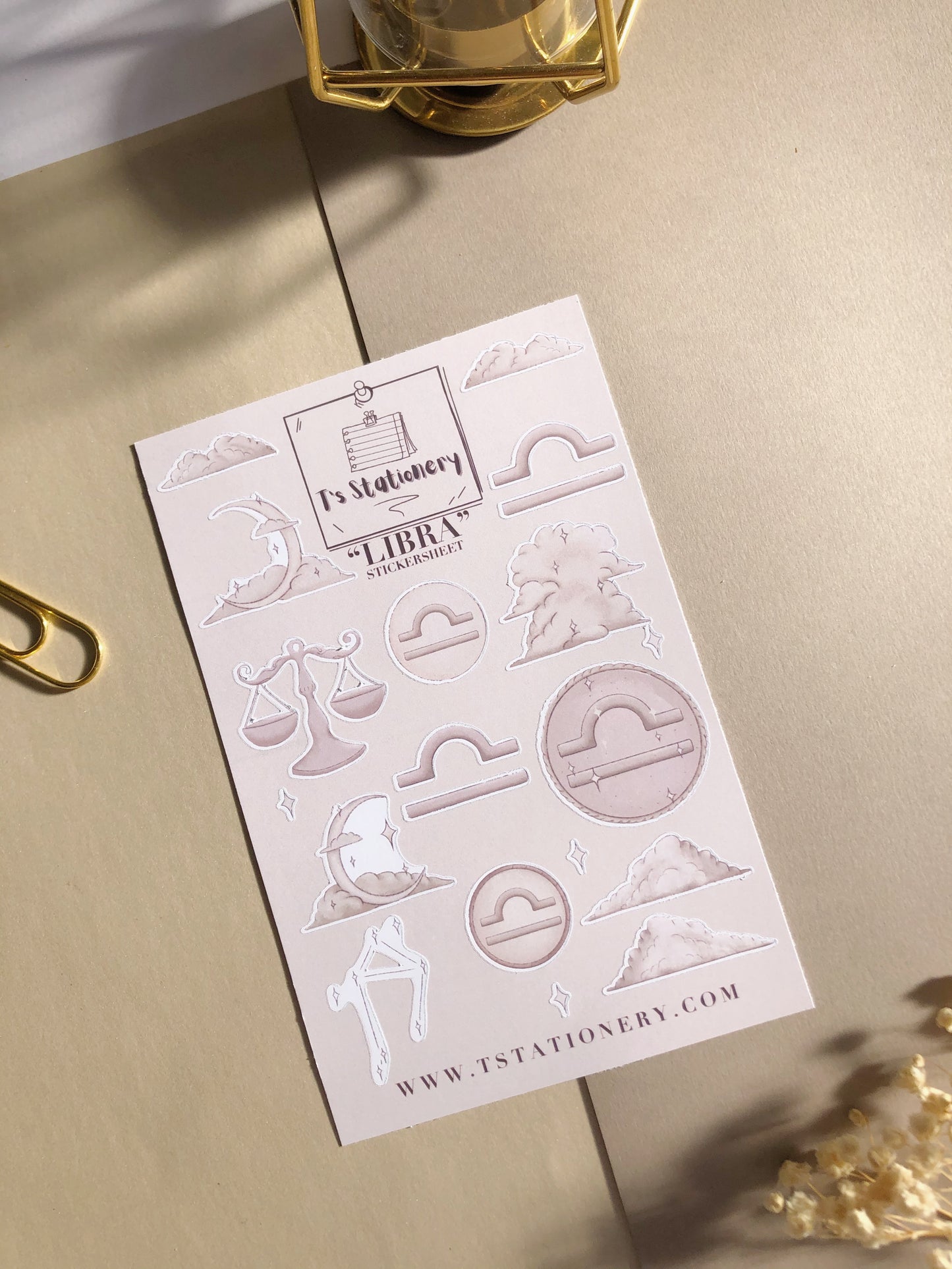 "Libra" Sticker Sheet