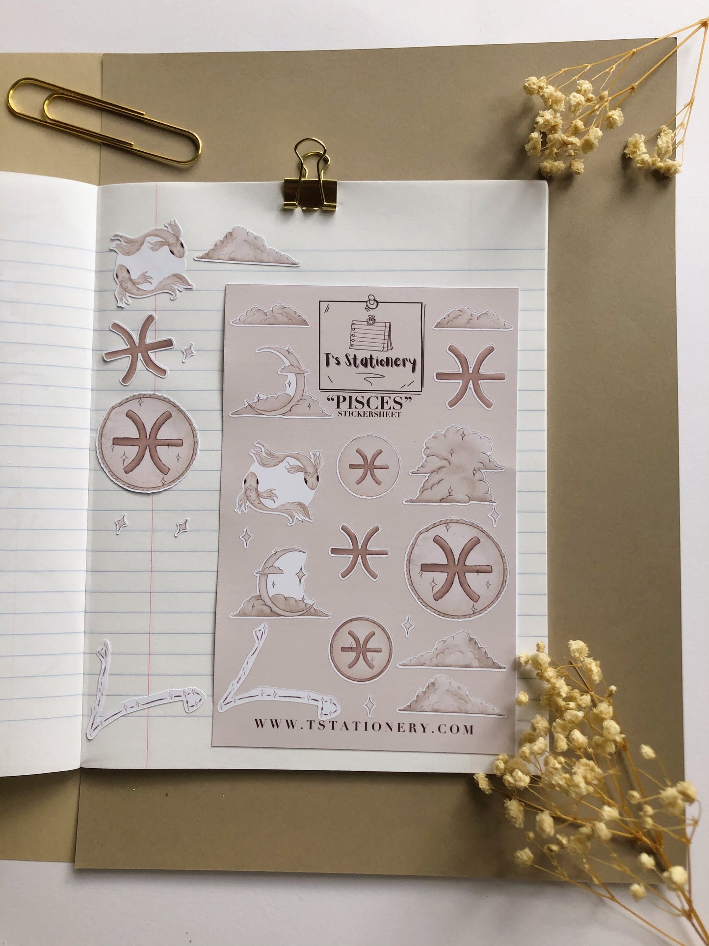 "Pisces" Sticker Sheet