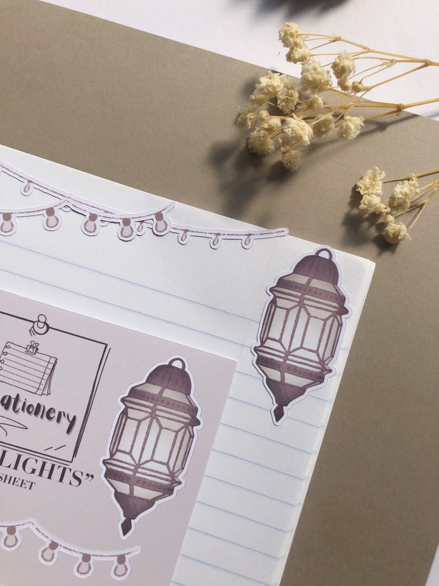 "String Lights"  Sticker Sheet