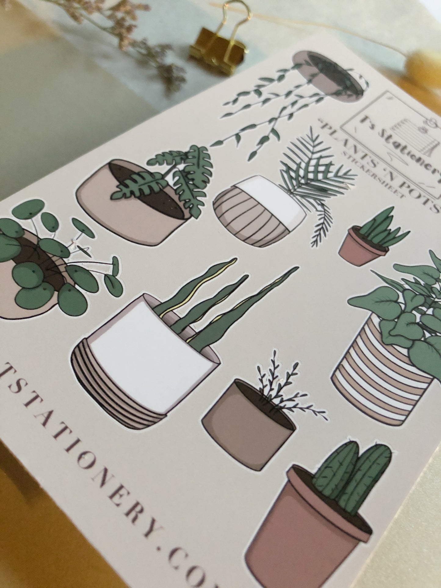 "Plant 'n Pots" - Sticker Sheet