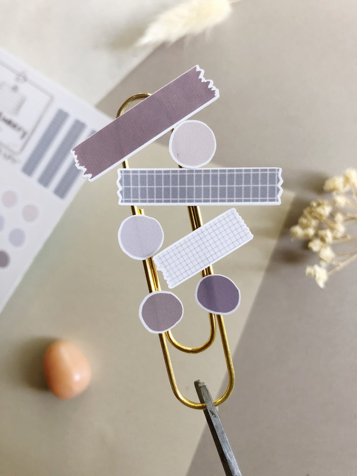 "Dots 'n Scraps" Sticker Sheet